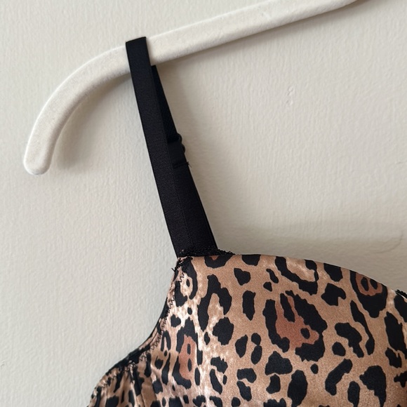 Victorias Secret Leopard Satin Slip Dress - Picture 3 of 6